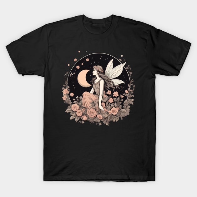 Whimsical Fairy T-Shirt by Ray Crimson